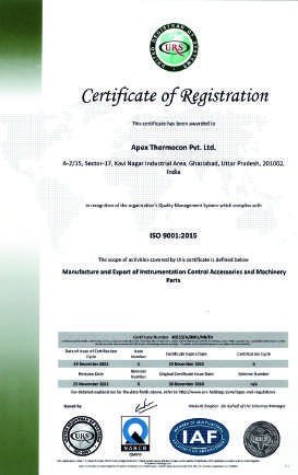 ISO 9001:2015 certificate of registration, NABCB