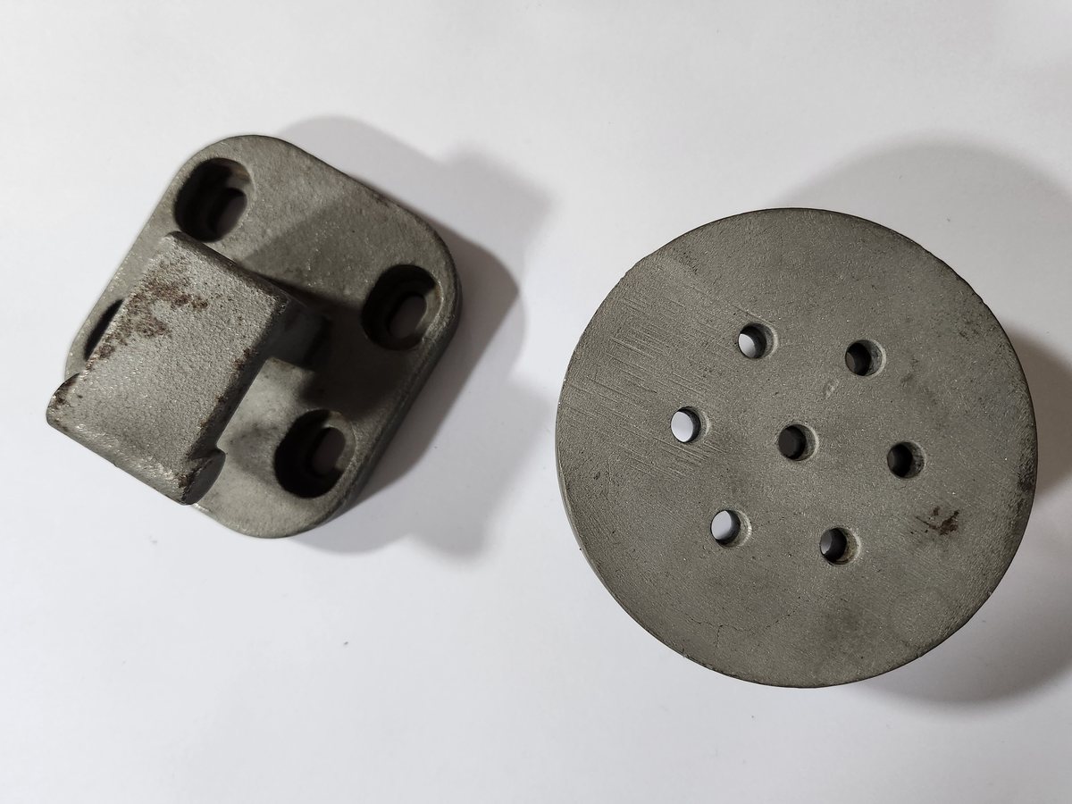 Investment cast components, as cast
