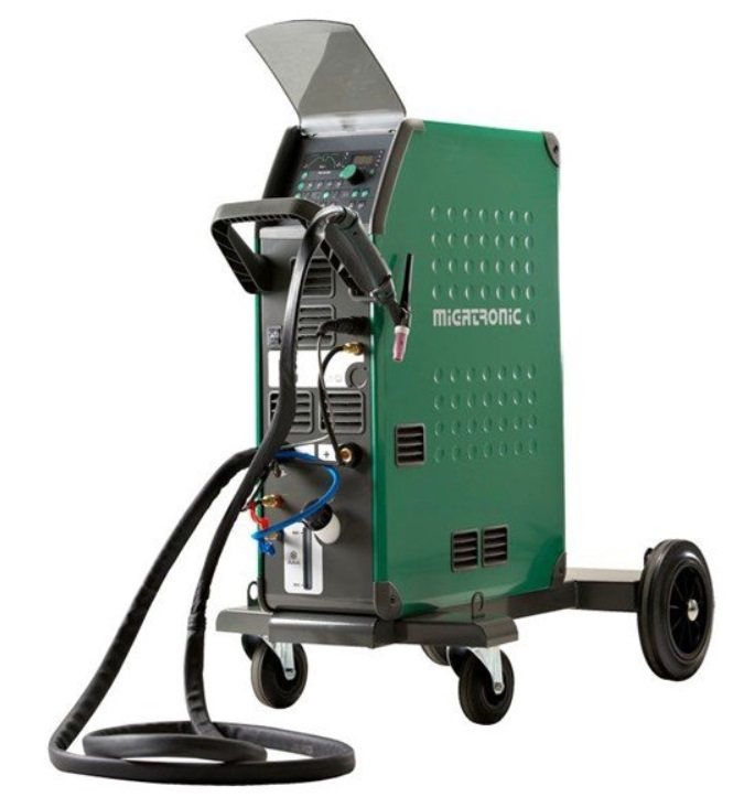 A TIG welding set