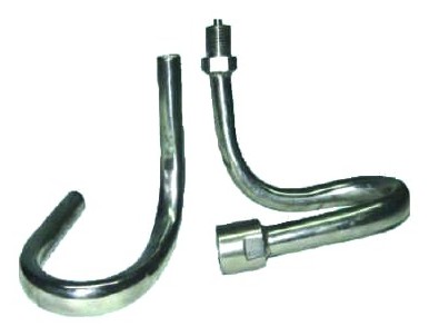 Pigtail and U-form pressure gauge siphons