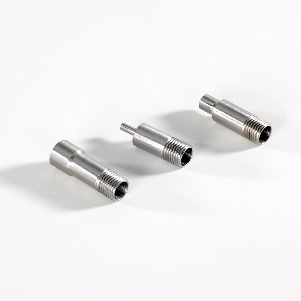 Transition fittings, adaptors and connector parts